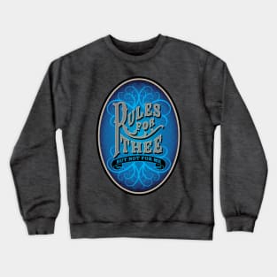 Rules for Thee, But Not For Me with Gradient Crewneck Sweatshirt